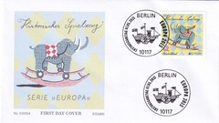 Bundesrepublik FDC 3152 Historical Toys 2015