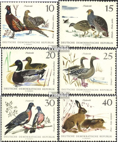 DDR 1357-1362 FDC 1968 Small game