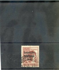 GERMANY, SOVIET ZONE Sc 10N14a(MI 195b)F-VF USED 1948 60pf BROWN RED $1,200
