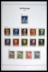 BERLIN Germany 1948-1990 Used Key Items Overprints Signed Stamp Collection