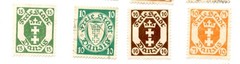 Danzig Shield Definitive Stamp Lot 1–150pf Set Builder MNG