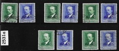 Stamp sets X5 B186-187 1940 Germany Third Reich Dr Emil von Behring #2531a