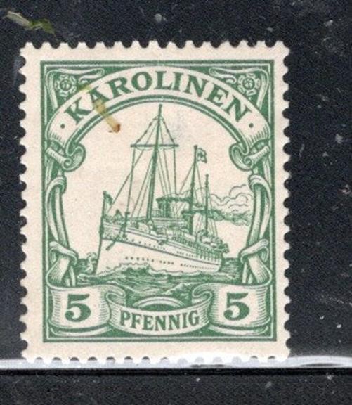 GERMANY KAROLINEN KAISERS YACHT STAMPS MINT HINGED LOT 1499CD