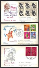 GERMANY 1970s COLL OF 19 FDC ALL DIFF W/CACHETS ADD ADDRESSED TO US DESTINATIONS
