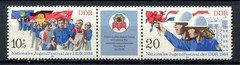 Germany – DDR : National Youth festival Se-Tenant from 1984 – mint NH