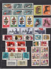 East Germany GDR DDR 1967-1969 – 36 full sets – MNH (e58)