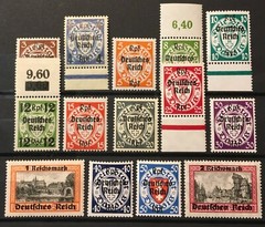 Germany 3rd Reich Danzig 1939 Mi 716-729 Sc 241-54 MNH „CERTIFIED SCHLEGEL BPP“