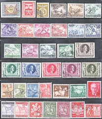 Stamp Germany Year 1943 Mi 828-63 Set WWII 3rd Reich War Wehrmacht Hitler Used