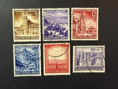Germany B 194 – 199 Used 2024 Scott Catalogue Value $ 17.20