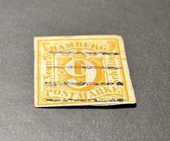 1859 Hamburg #7, Used Coat of Arms