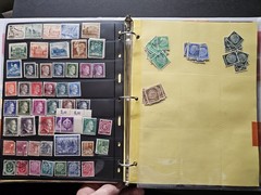 1800-1900 Germany & Colonies Stamp Collection Album Mixed Used & Mint Blocks