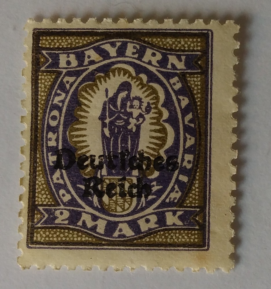 Bavaria Stamp, 1920, sc#269, Mint, LH, OG