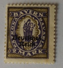 Bavaria Stamp, 1920, sc#269, Mint, LH, OG