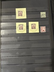 GERMANY DEUTSCHE REICH STAMP COLLECTION + STATE STAMP IN STOCKBOOK USED, MH, MNH