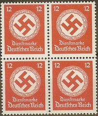 AUTHENTIC Historical Artifact Stamp Germany Blocks WWII 3rd Reich Hitler MNH 2