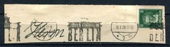 German Reich : Nice slogan cancel from 1928 – Berlin