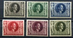German Reich WW II : Hitler Birthday set from 1943 – mint