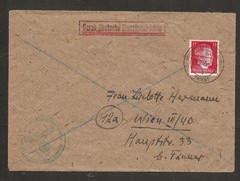 Italy 1945 Nazi Occupation TRIESTE Cover