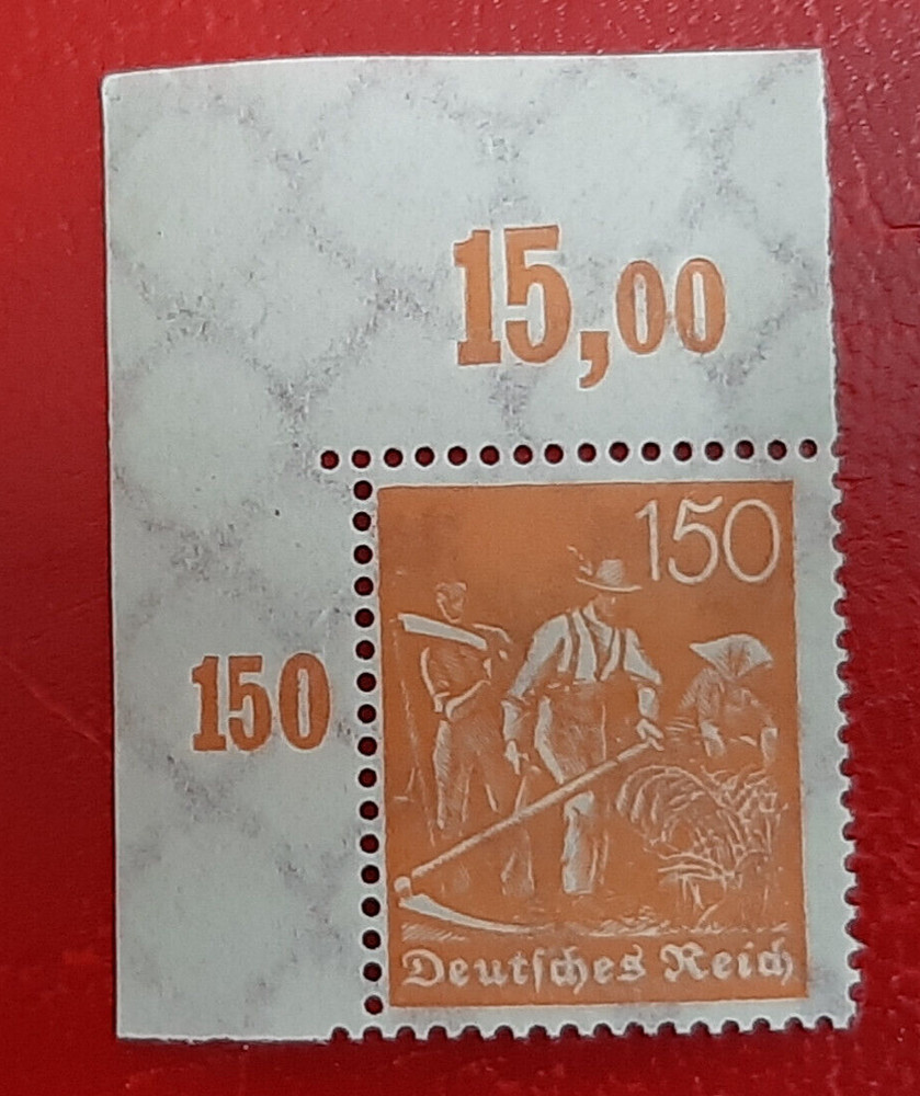 Germany Stamp Deutsches Reich 150 Pfennig 1921 Michel Nr. 189 WZ 2 (21886)
