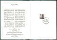 GERMANY FOLDER 1992/47 JOCHEN KLEPPER SCHRIFTSTELLER LITERATUR