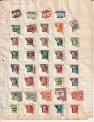 Germany & Colonies Collection on 8 Homemade Pages MNH-MH-Used