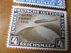 EBS Germany 1931 – Zeppelin Polar Flight – Michel 456-458 MNH** ND – REPRINTS