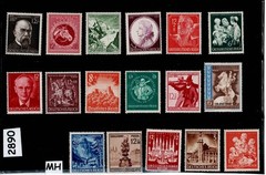 MH stamps 1934 – 1945 Regular postage Third Reich era WWII Germany #2890