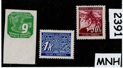 MNH stamps Mixed regular Postage WWII German Czech Occupation of BaM #2391