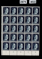 MNH stamp block Adolf Hitler Sc 523 WWII Germany 1941 Third Reich era #2874