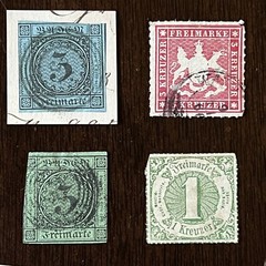 1800’s GERMANY STATES LOT OF 10 DIFFERENT STAMPS #43