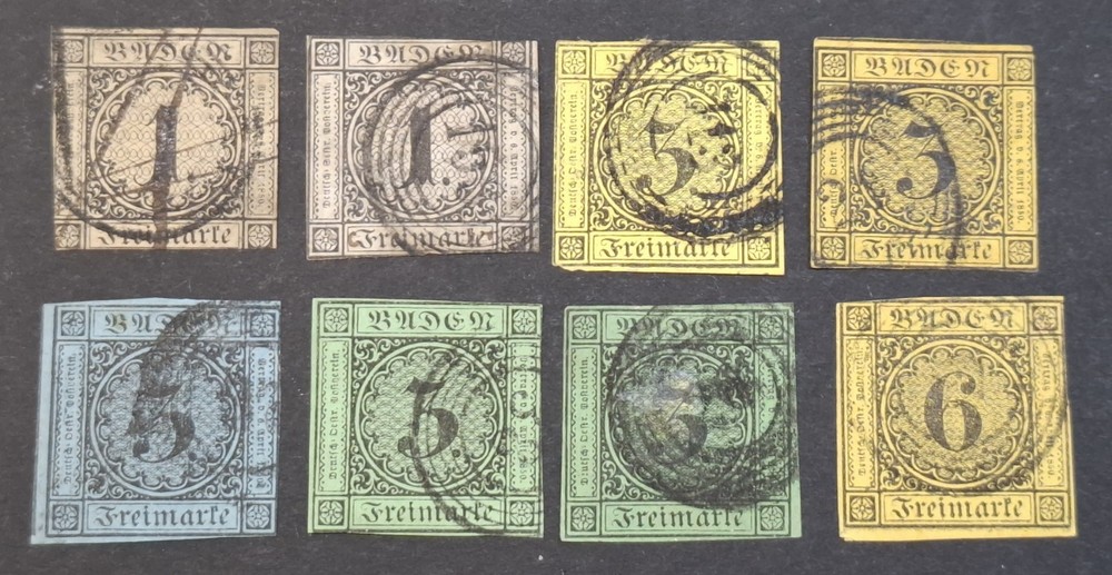 Baden Old Germany XIX c. #* Mixed lot as per photos – Imperforated $$$HCV$$