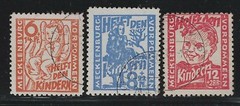 1945 GDR Russian Occupation Mecklenburg Sc #12NB10-12 – Child Welfare Set – Used