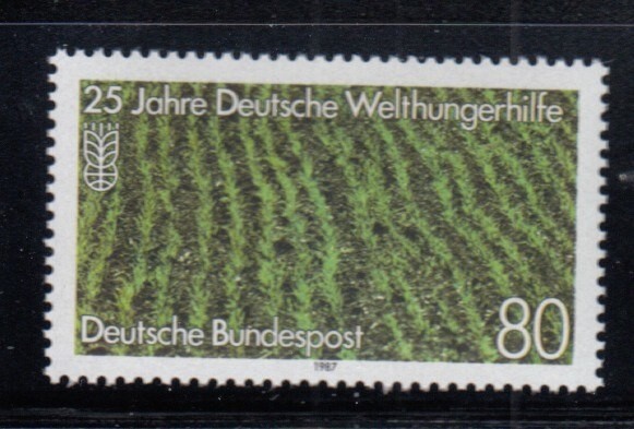 WEST GERMANY Rice Field MNH stamp