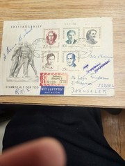 1962 DDR East Germany to Israel Jerusalem Military Censor Registered FDC Coldwar