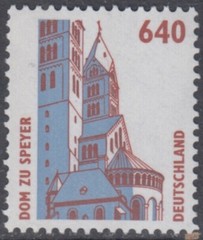GERMANY Sc # 1858 INCPL MNH HI-VALUE SINGLE from SET – HISTORIC SITES