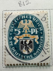 Germany Lot of 12 City Seals 1925-29 SC Range B12-B30 Semi-Postal CXL’d