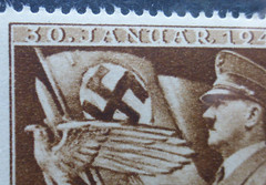 Nazi Germany WW2 1944 Stamp 11th Year of Power Third Reich Reichspfennig Rare