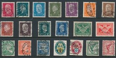 Lot-R Stamp Germany Inflation Eagle Munich Rhineland Famous People Hindenburg U