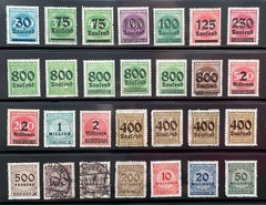 Nice Group of 28 Germany Stamps 1923 Mostly Mint Unchecked VF