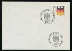 Germany FDC sc 1499 Federal Eagle – Bonn Day First Day Cover January 15, 1987