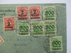 Germany 2 Million Over 200 Marks 800 Thousand Over 500 COVER Bismark Sachsen Mag