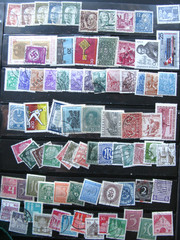 Germany DDR Deutsch used stamp lot. many small & vintage
