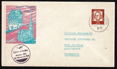 4 GERMANY (FEDERAL REPUBLIC) – 1962 Lufthansa First Flight Nürnberg–Wien Airmail