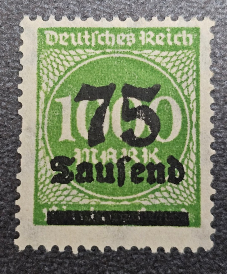 Stamp Germany Reich FREIMARKE 75 000 Mark 1923 Mi. Nr. 288 [🇩🇪39279]