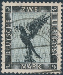 Stamp Germany Reich Mi 378-83 Sc C27-34 1926 Luftpost Airmail Eagle Empire Used