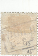 Germany – 1/3 gr Yellow Green – Scott # 15 – Used
