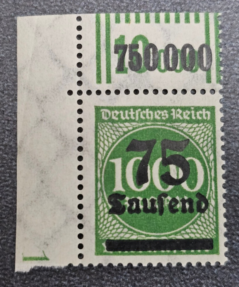 Stamp Germany Reich FREIMARKE 75 000 Mark 1923 Mi. Nr. 288 [🇩🇪39280]