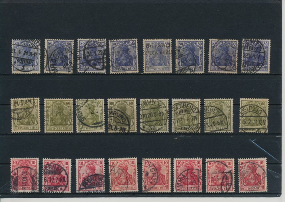 Germany, Deutsches Reich, Nazi, liquidation collection, stamps, Lot,used (BR 14)