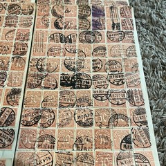 OUTSTANDING ORANGE GERMANY 30pf DIENSTMARKE USED STAMPS HOARDER LOT WORLD WAR I