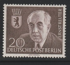 Germany 1954 Sc # 9N 104 Mayor of Belin MNH OG